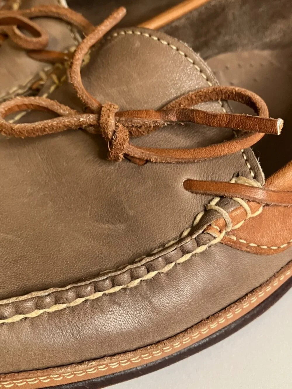 Vintage Cole Haan Country Men's 10M Boat Shoe Loafers Leather Made in Brazil 59